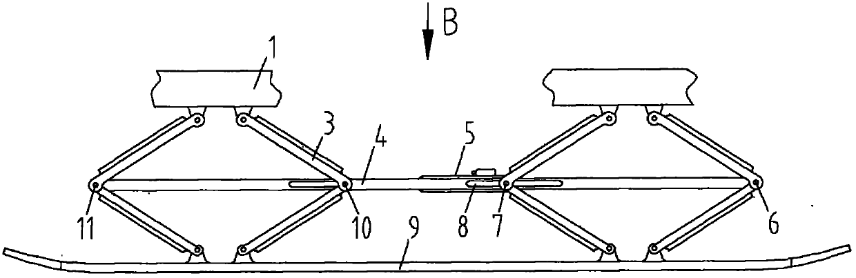 Single-degree-of-freedom vehicle trap escape apparatus