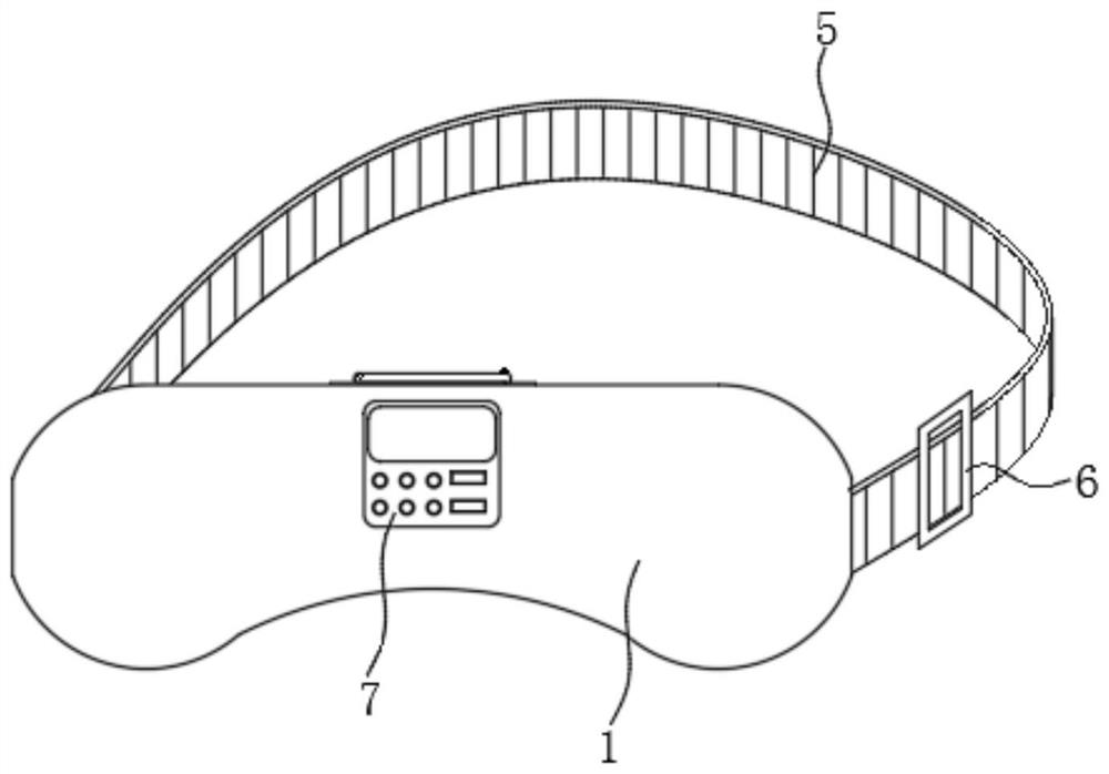 Eye massage treatment device for people using eyes for long time