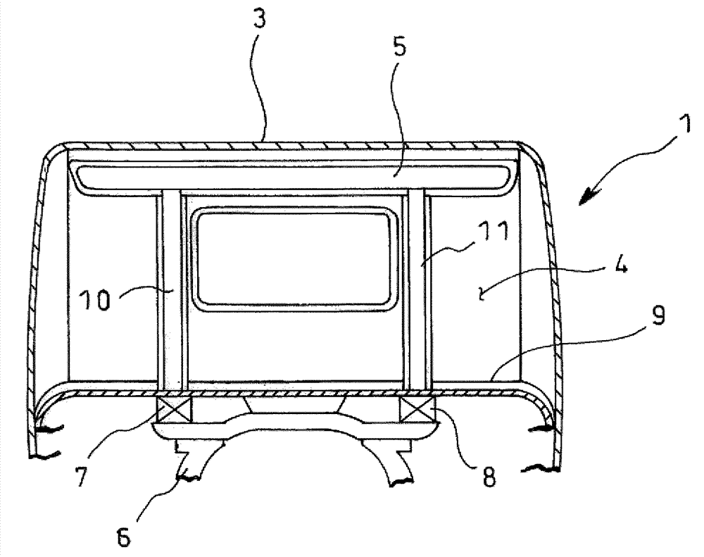 Cab reinforcing structure