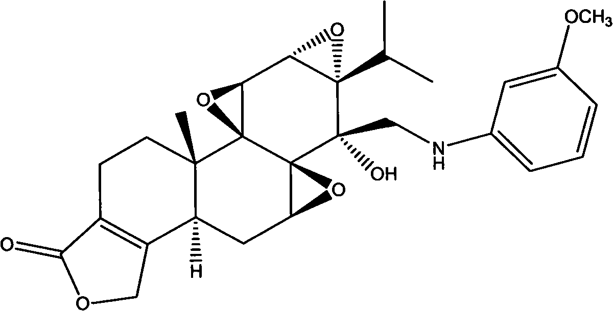 N-substituted methoxy-containing phenyl-14 Beta-aminomethyl epitriptolide derivatives, preparation method and use thereof