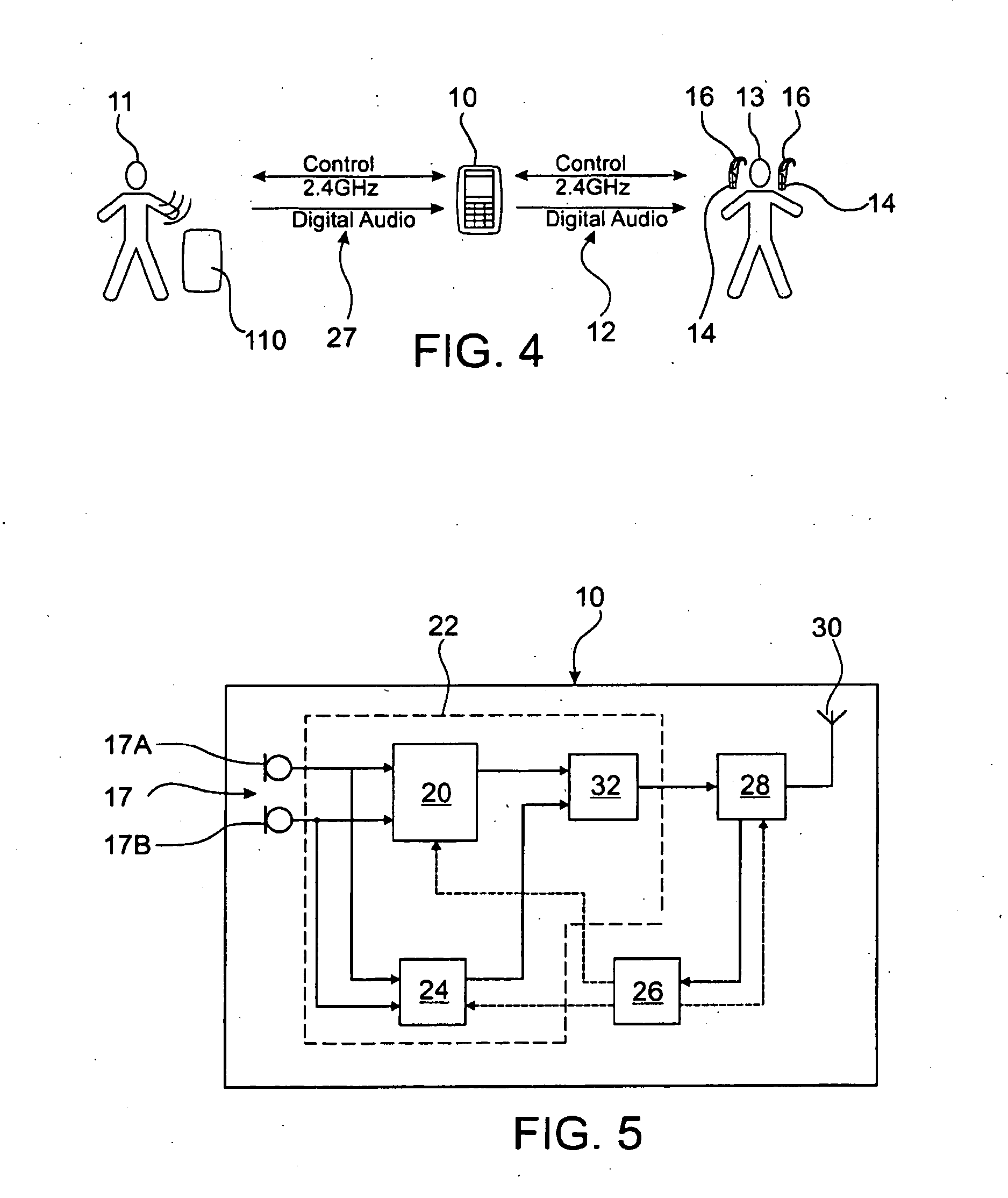 Wireless sound transmission and method