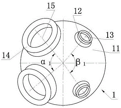 Integrated head of pressure vessel for nuclear power, its head slab and forging method