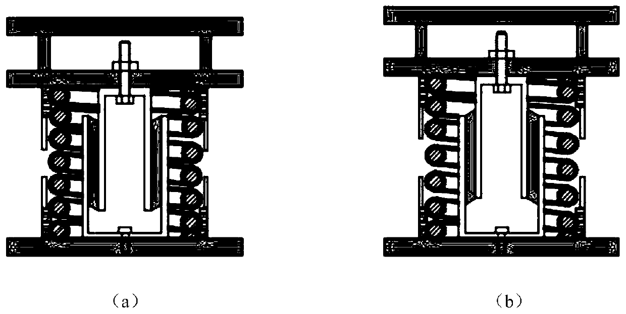 A vertical cooperative vibration isolation/shock reduction device and its application method