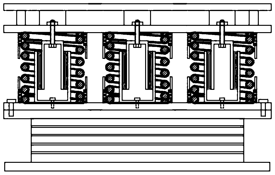 A vertical cooperative vibration isolation/shock reduction device and its application method