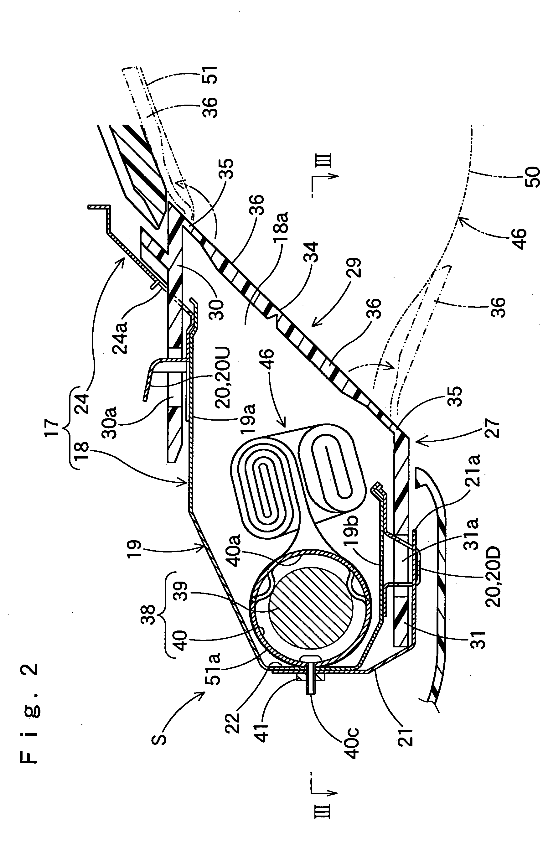 Knee-protecting airbag