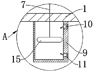 Automatic water accumulating irrigating device for road soil-fixation seedlings