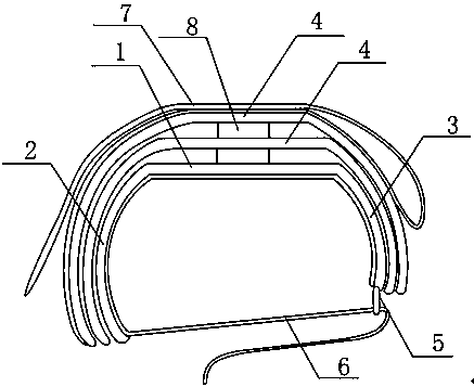 Telescopic anti-riot protecting tool