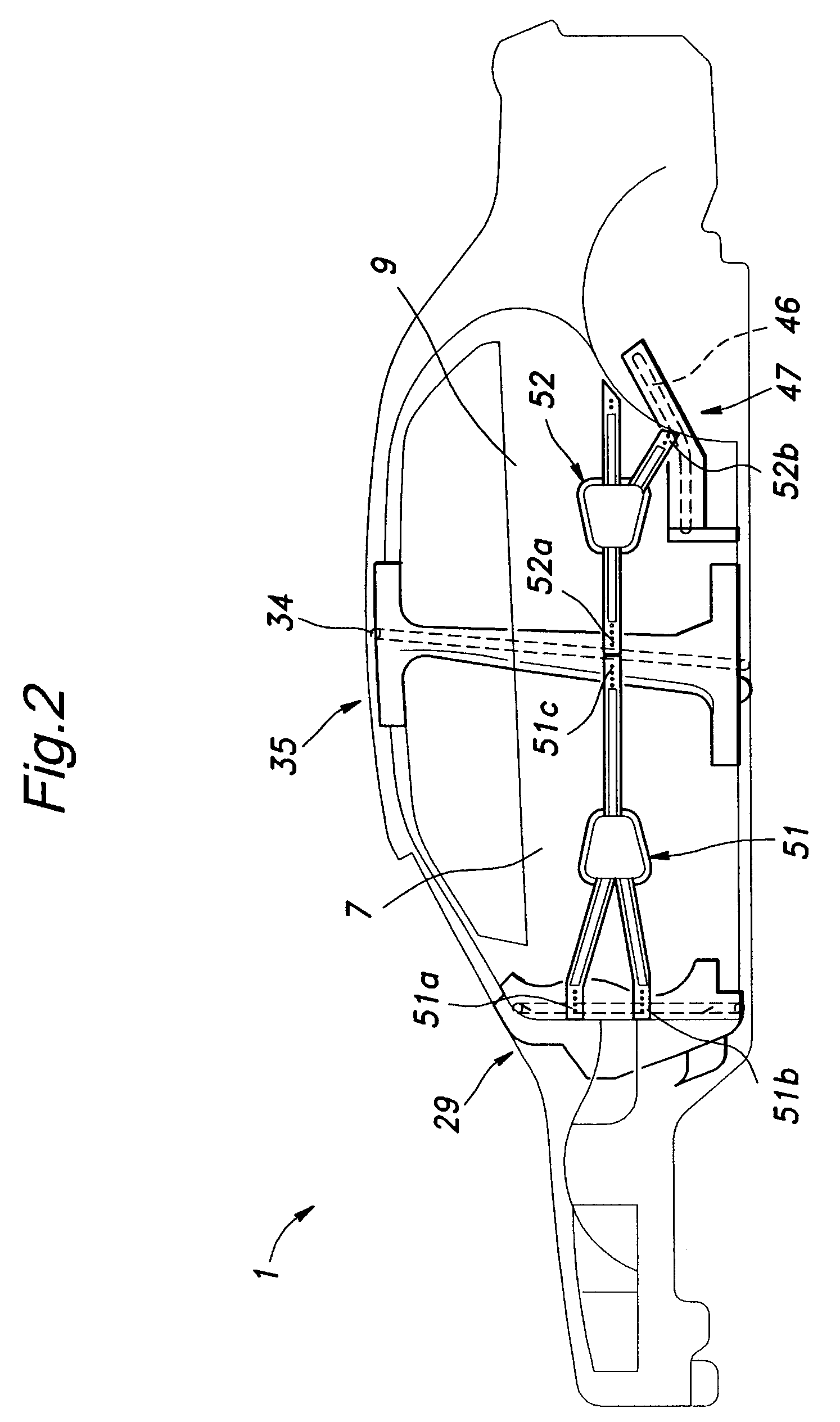 Vehicle body structure reinforced against side impact