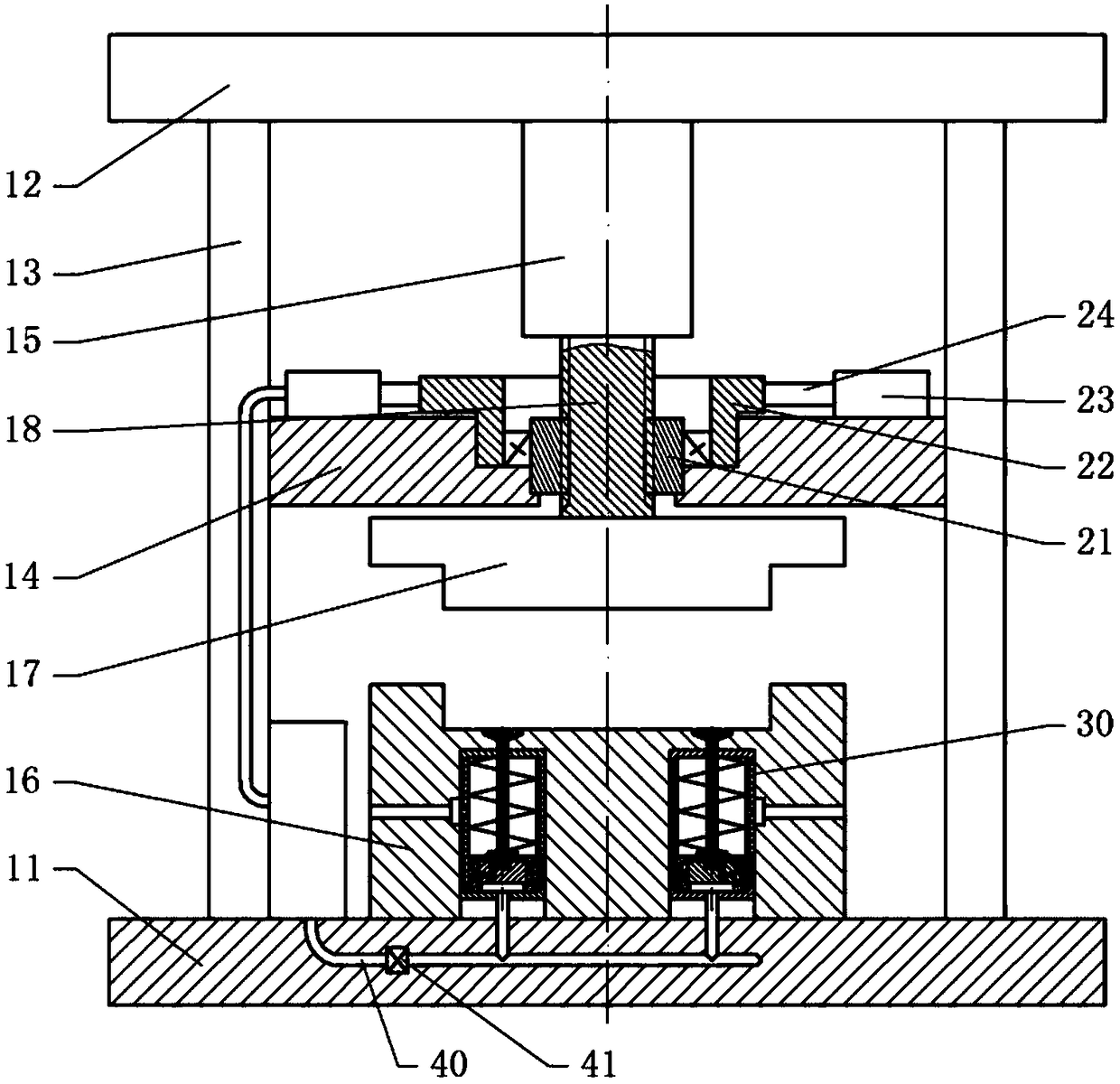 Motor bracket stamping equipment