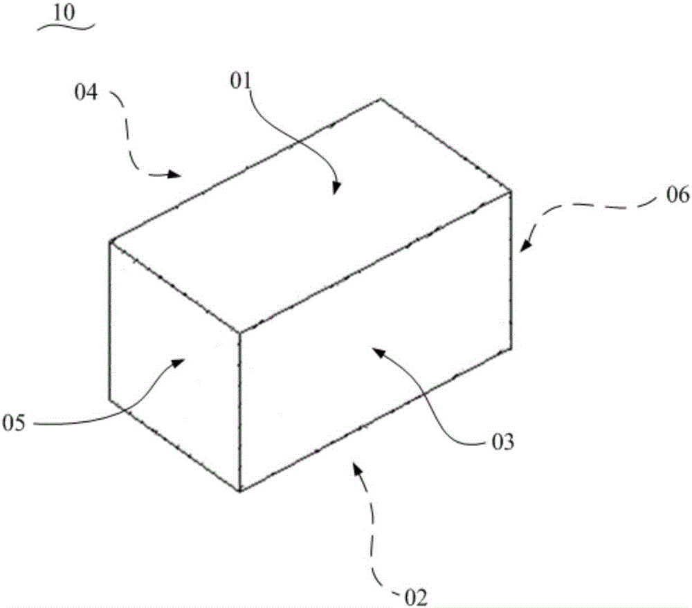 Composite electronic element and preparation method therefor