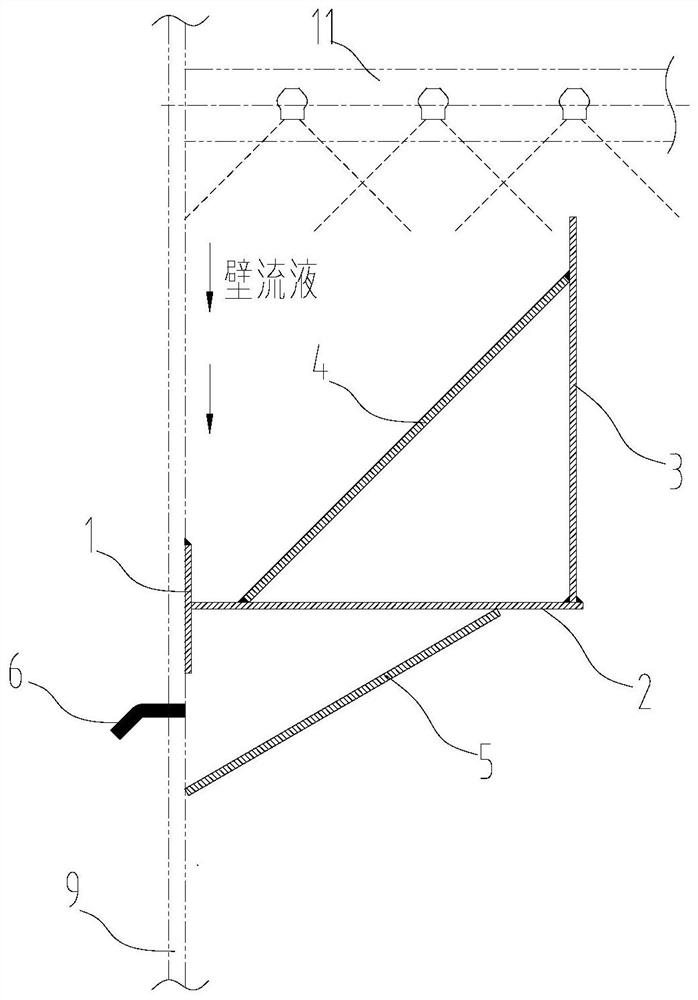 Energy-saving device of wet desulphurization spray tower