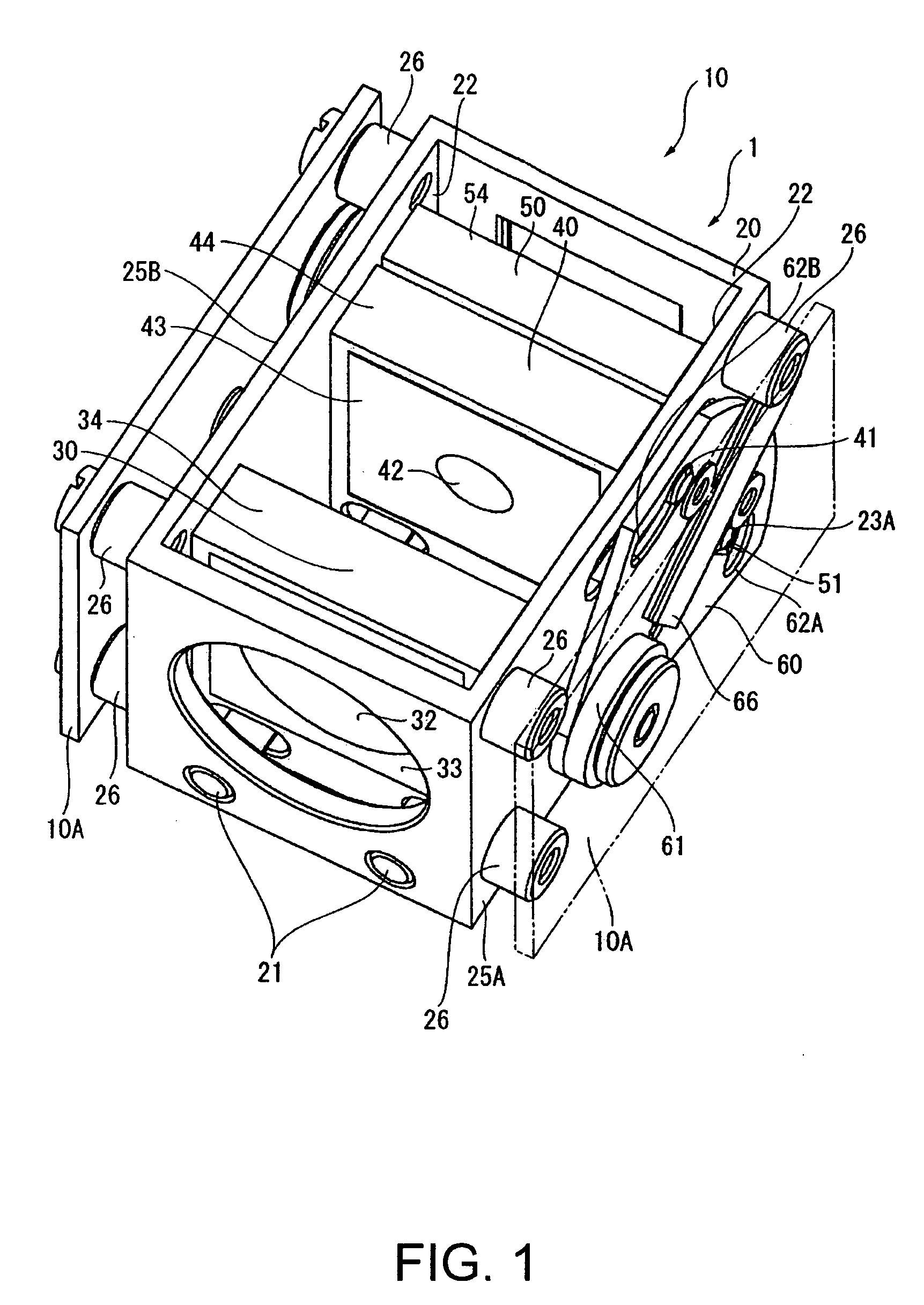 Piezoelectric actuator and device