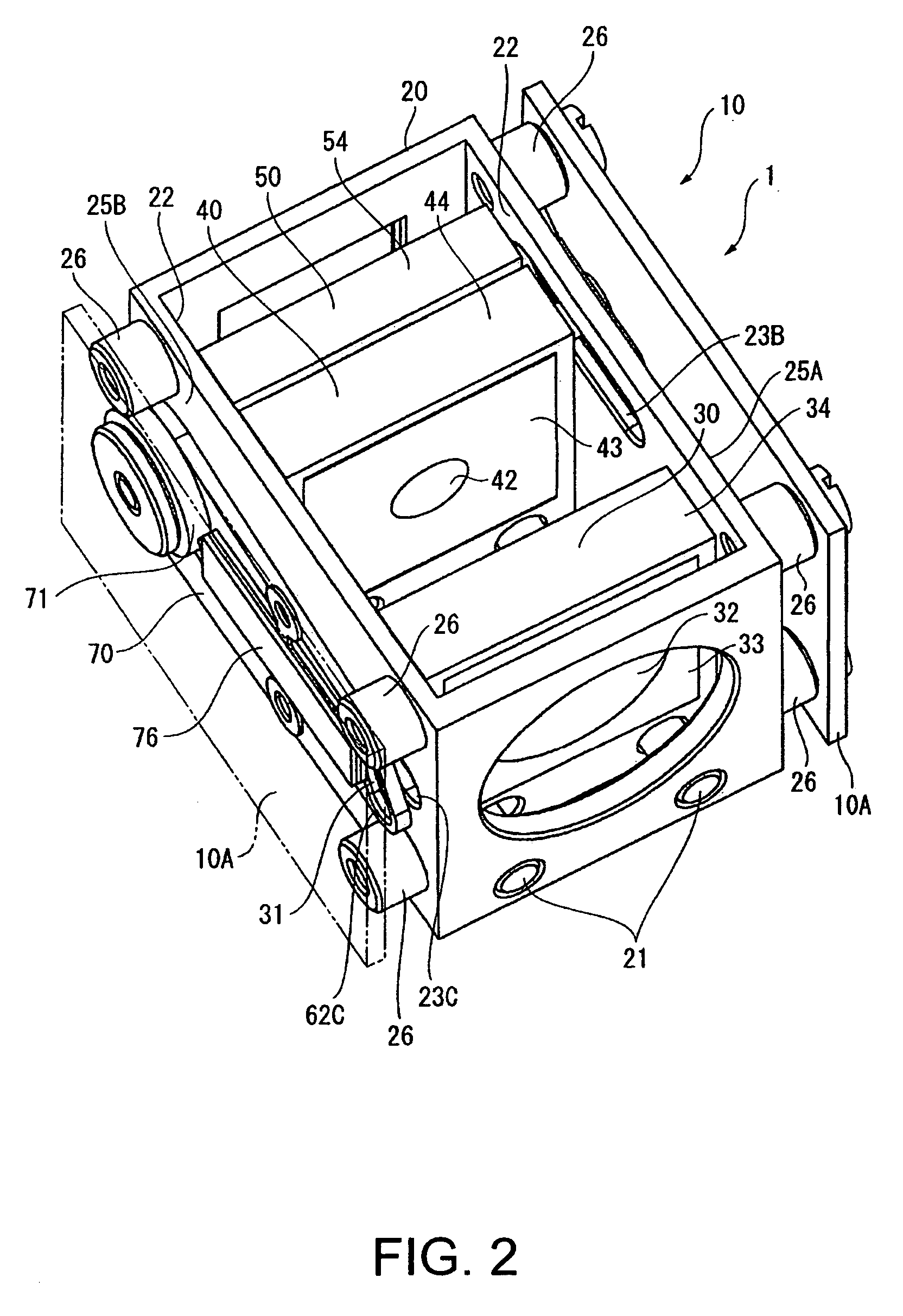 Piezoelectric actuator and device