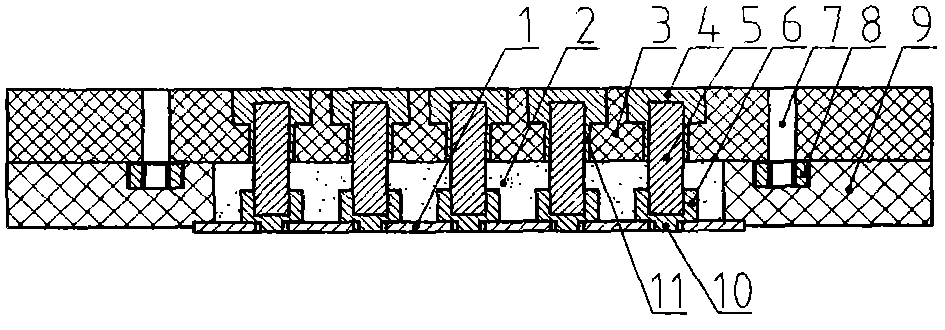 Heat-insulation and compression-resisting plate