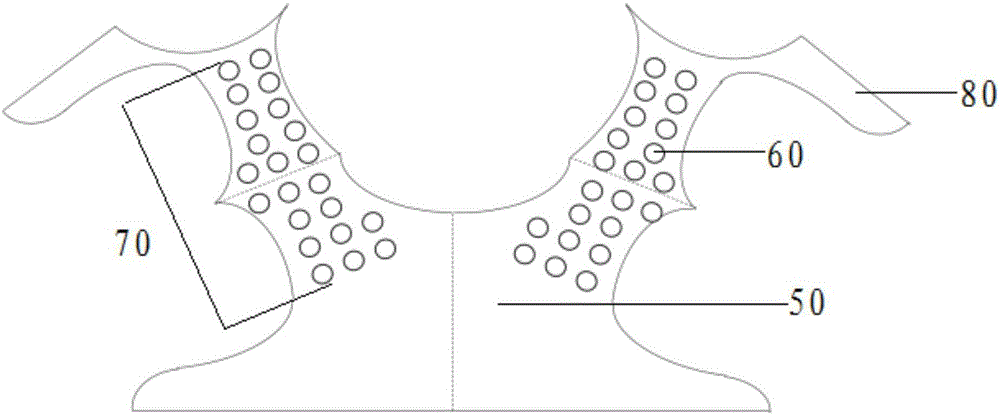 Flexible wearable phototherapy instrument used for preventing shoulder joint damage