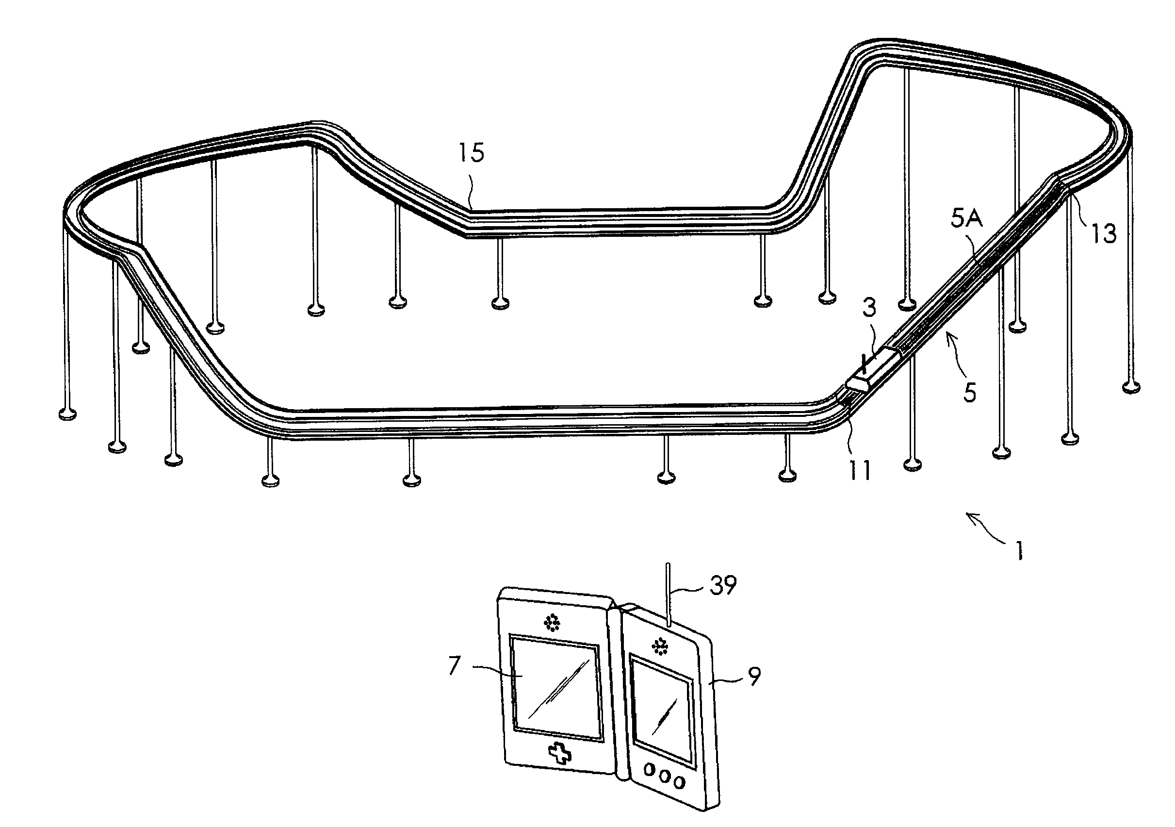 Travelling toy system