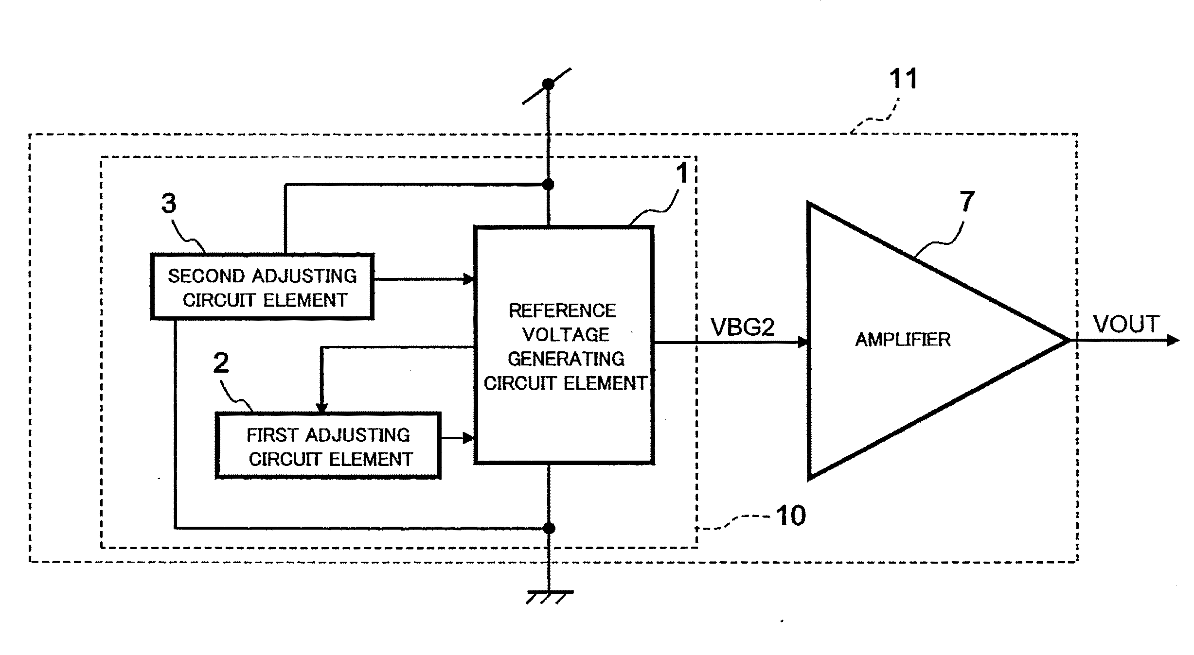 Reference voltage generating circuit and reference voltage source