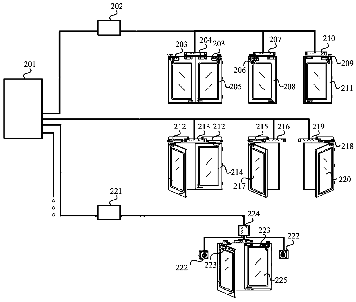 Signal monitoring system and method for fire-fighting fireproof window