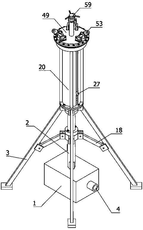 Efficient greening irrigation device for environmental protection engineering