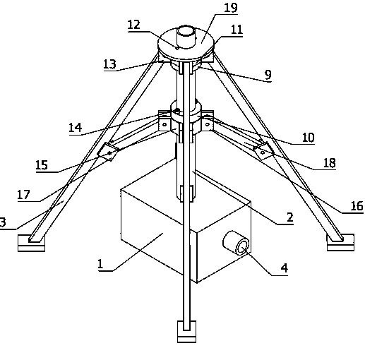 Efficient greening irrigation device for environmental protection engineering