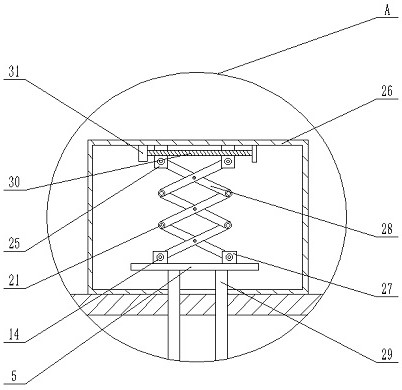 Gutter inlet sewage interception device for environmental protection