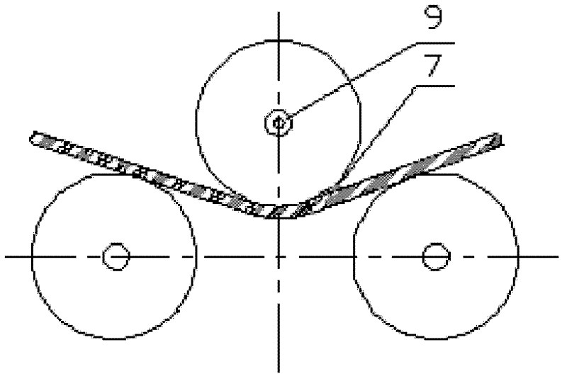 Indicating navigation mark capable of automatically collecting, releasing and tying mooring rope along with changes of water level