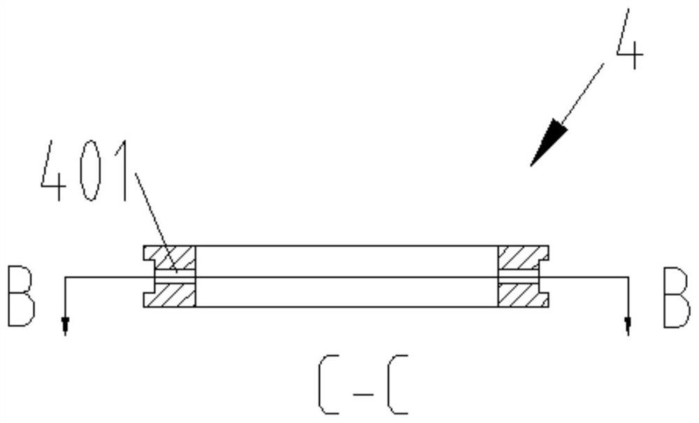 Rotating shaft dynamic sealing structure and method for replacing sealing ring of rotating shaft dynamic seal