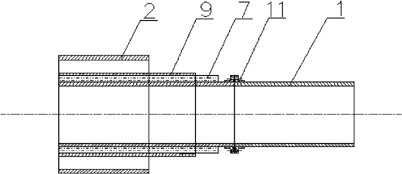 Heat-supply three-layer casing system based on countercurrent heat exchange principle