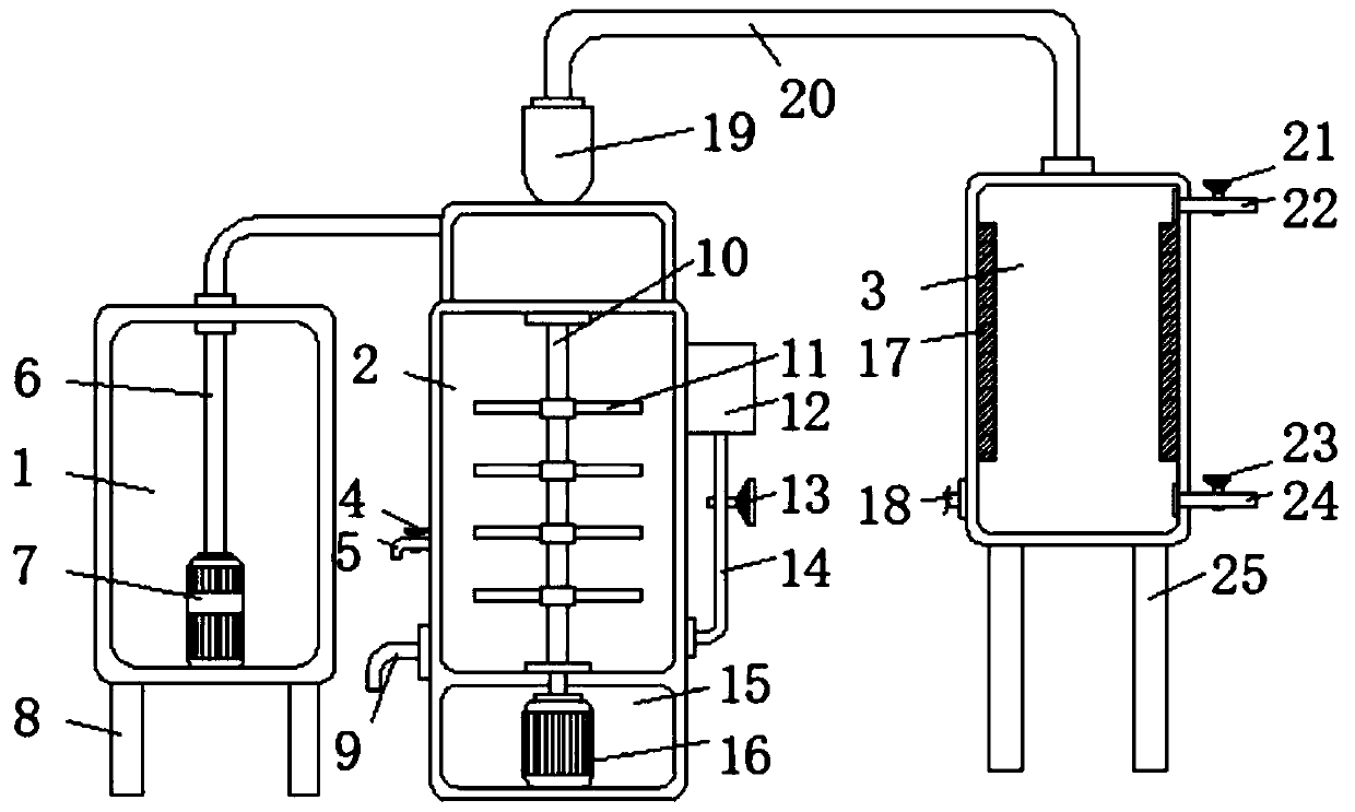 Yellow rice wine processing production device and method