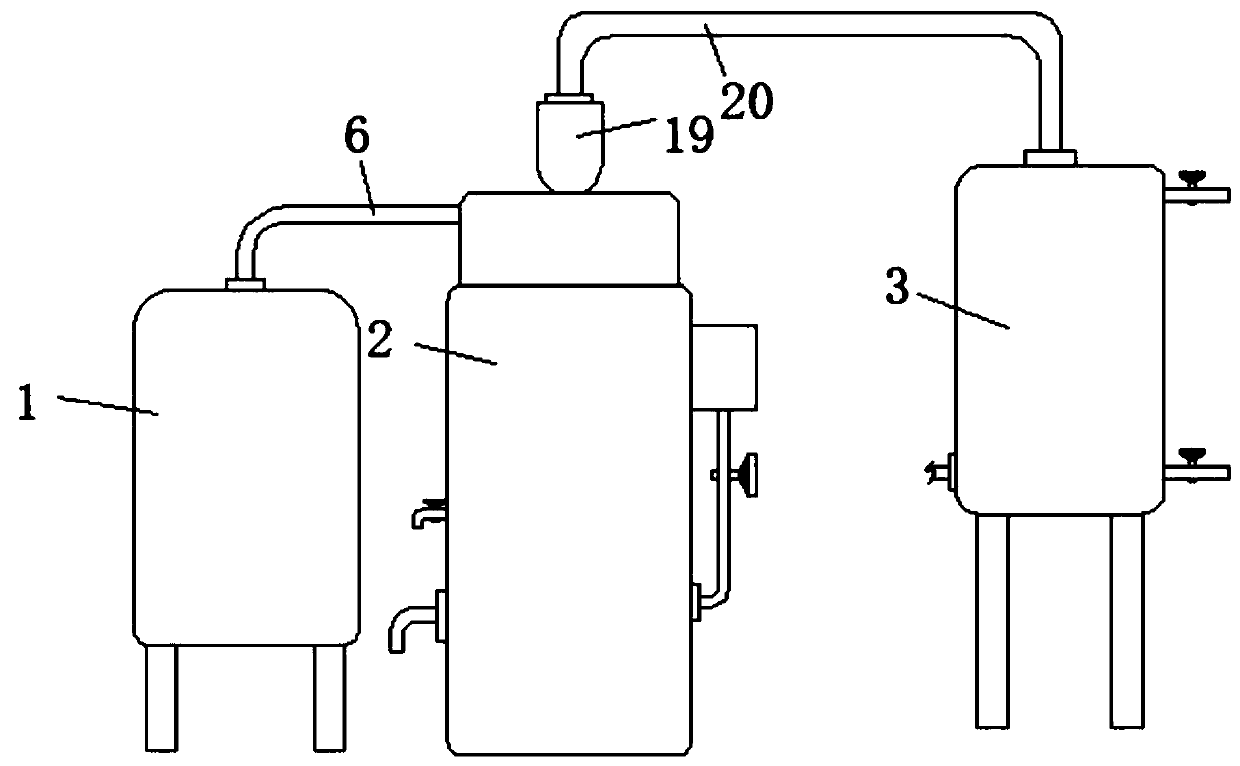 Yellow rice wine processing production device and method