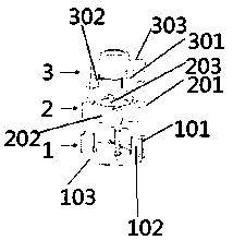 Synchronous belt transmission vibration reduction system of unmanned helicopter