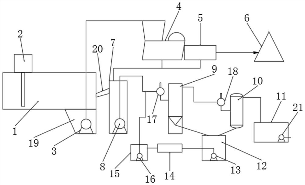 Zero-emission gravel production wastewater treatment system and process