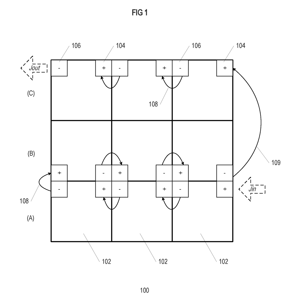 Photovoltaic modules with corner junction boxes and array of the same