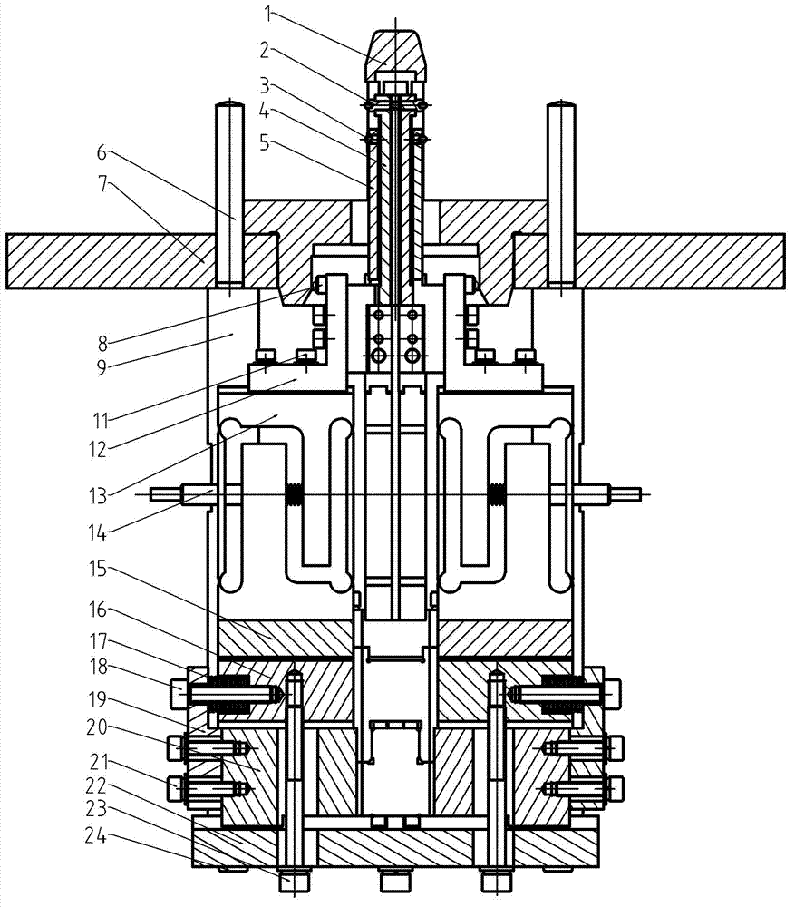 Small hole measuring mechanism