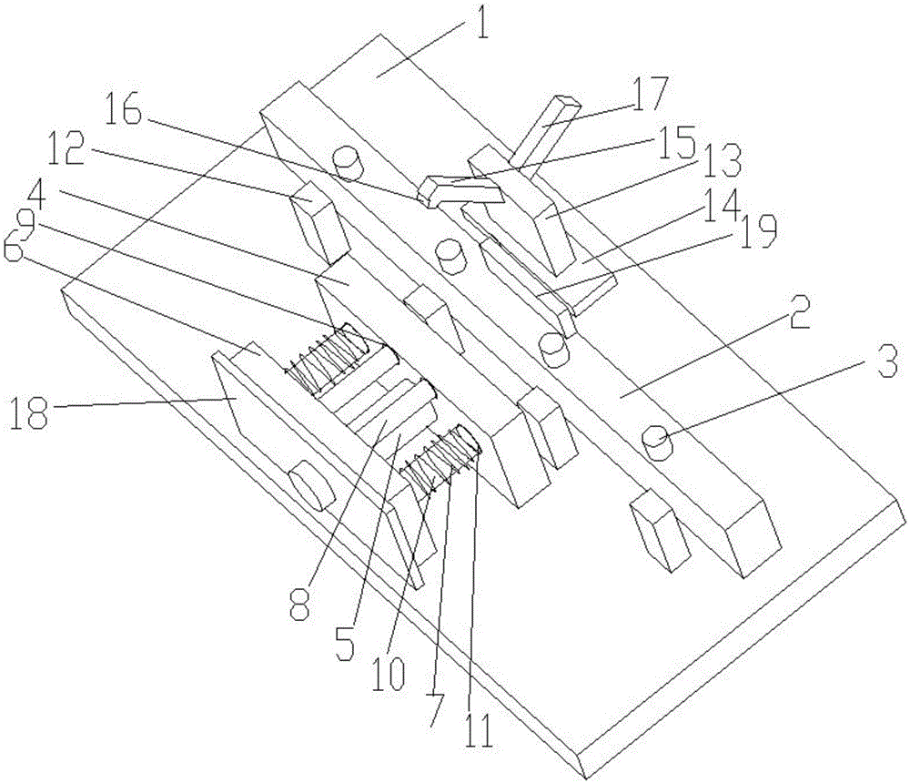 Hole site detection jig for plastic products