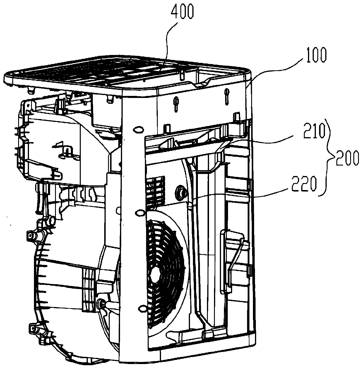 Protection structure, shell and cooling fan