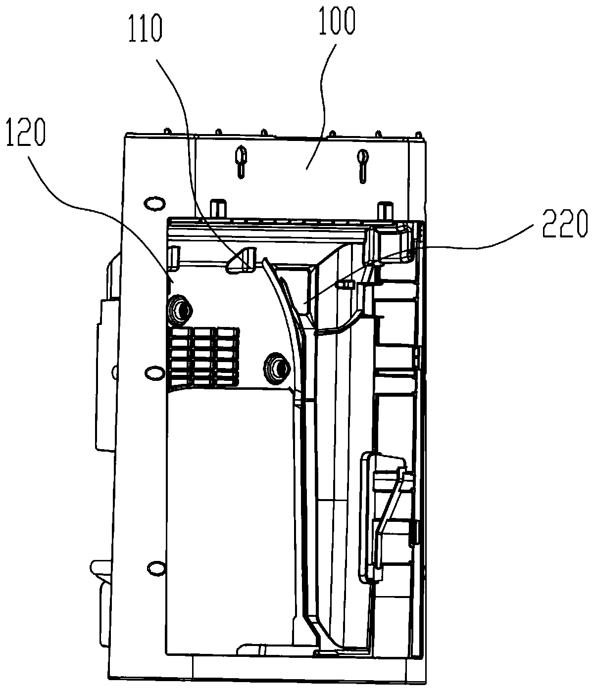 Protection structure, shell and cooling fan