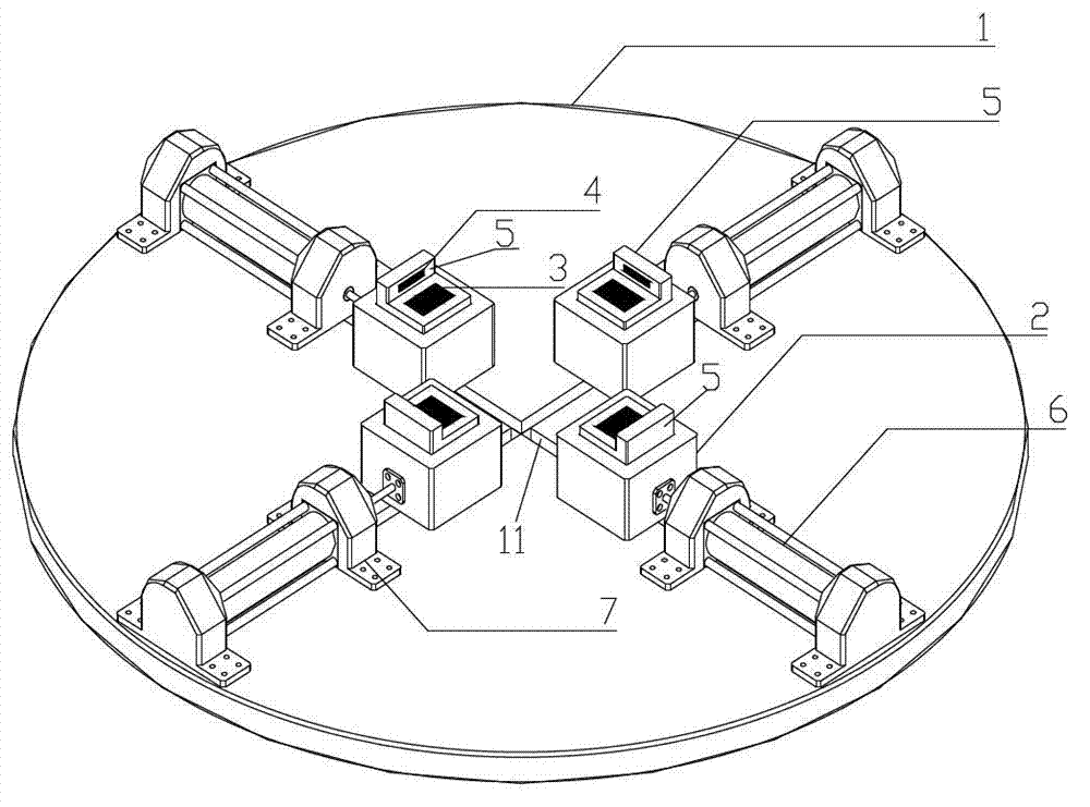 Online adjustable fixture for polishing machine tool