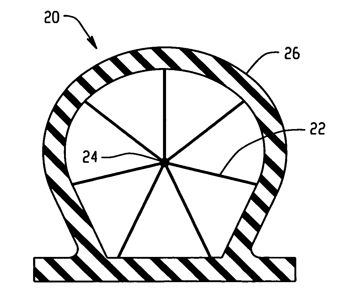 Discrete active seal assemblies