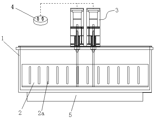 A mandarin duck hot pot with electric lifting structure