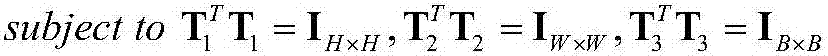 Coupling tensor decomposition-based multispectral image and hyperspectral image fusion method