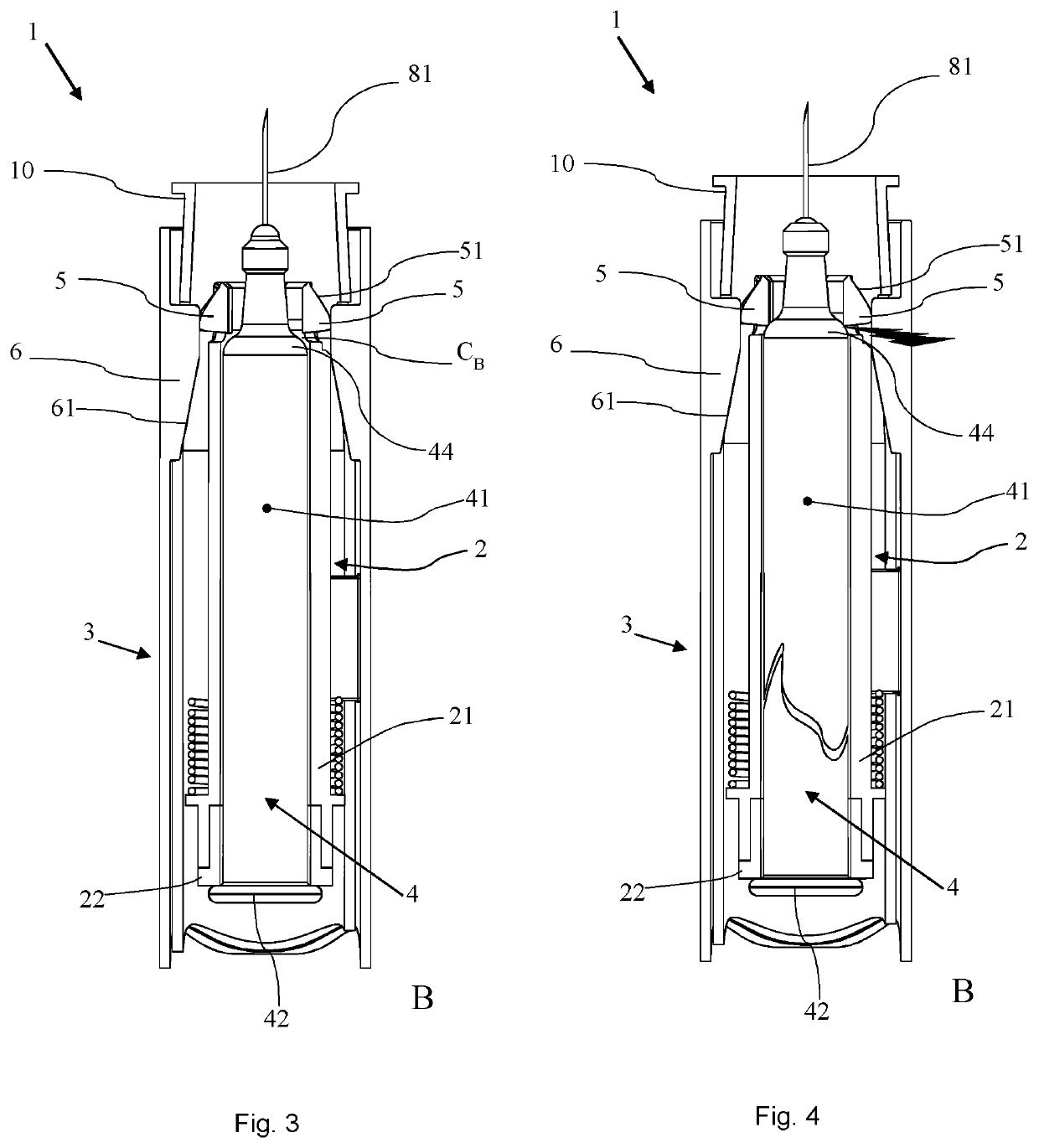 Safety arrangement and medical delivery device