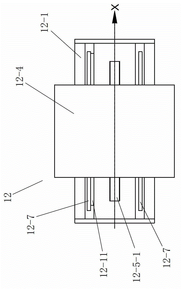 Plane conjugate cam contour detecting and abrasive machining device