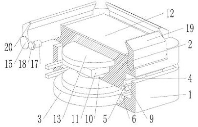 Building lifting device capable of reducing toppling of building during lifting