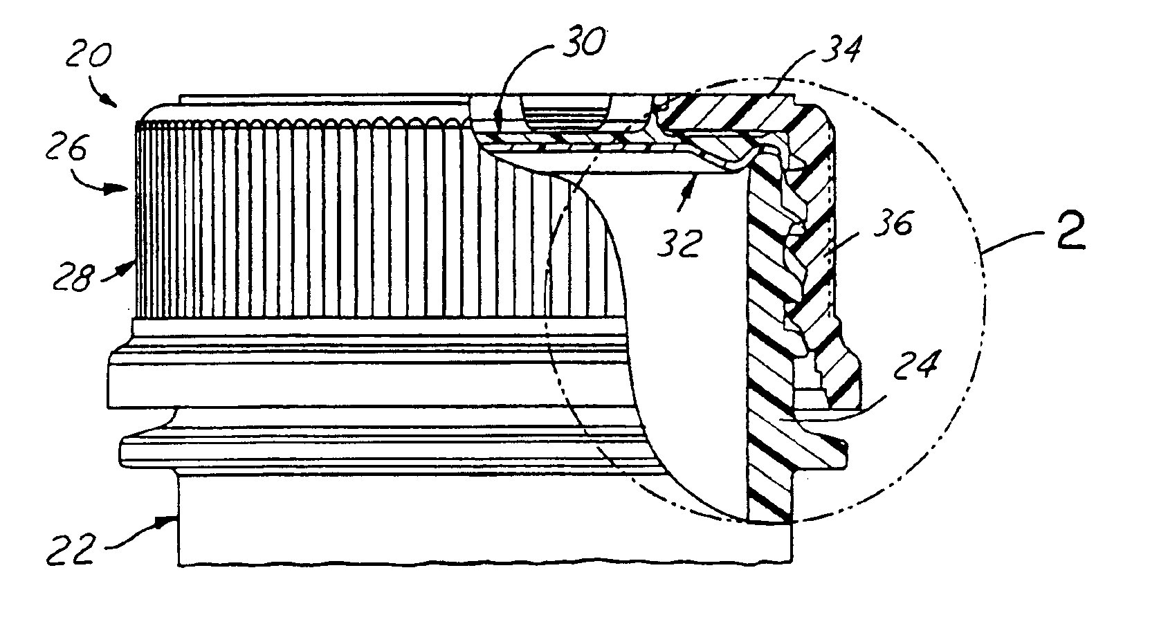 Plastic closure, closure and container package, and method of manufacture