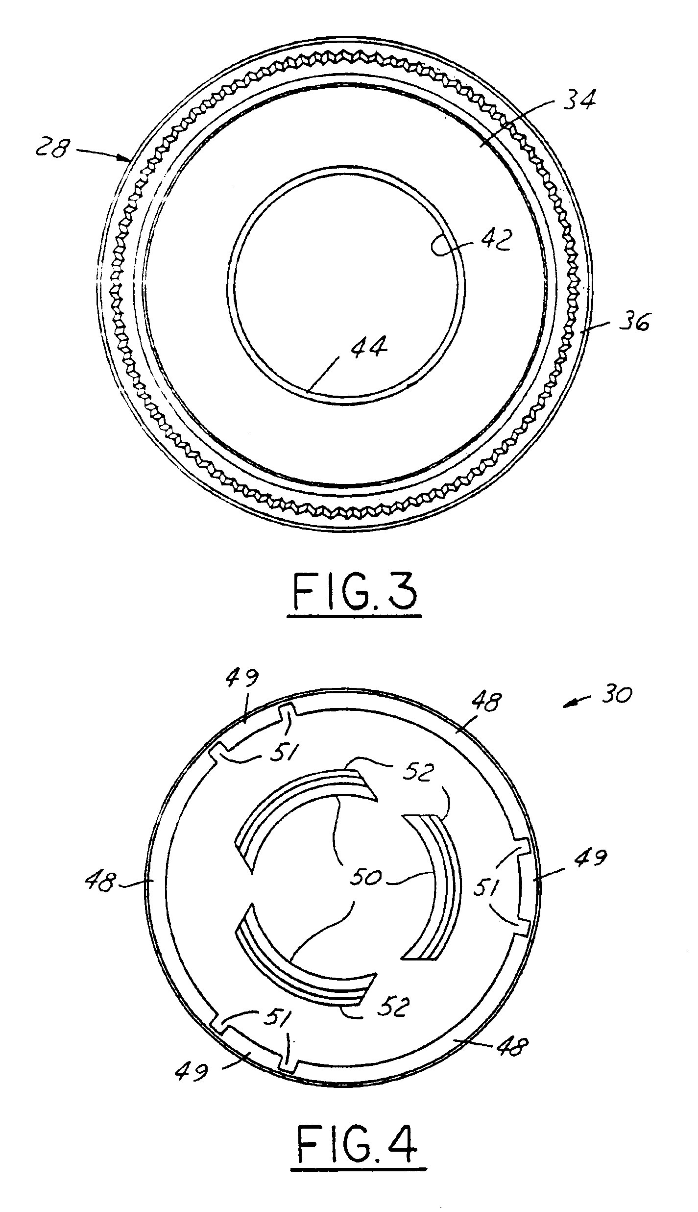 Plastic closure, closure and container package, and method of manufacture