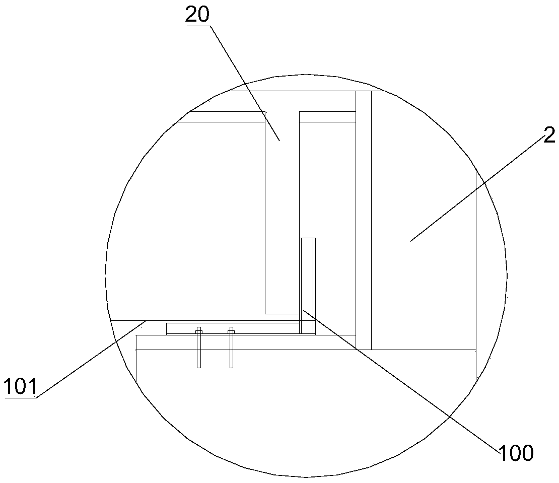 Hanger platform for T-shaped beam maintenance and reinforcement