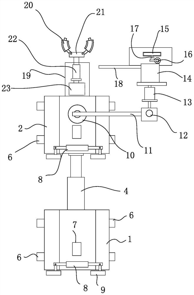 A scaffolding installation method for construction engineering based on big data