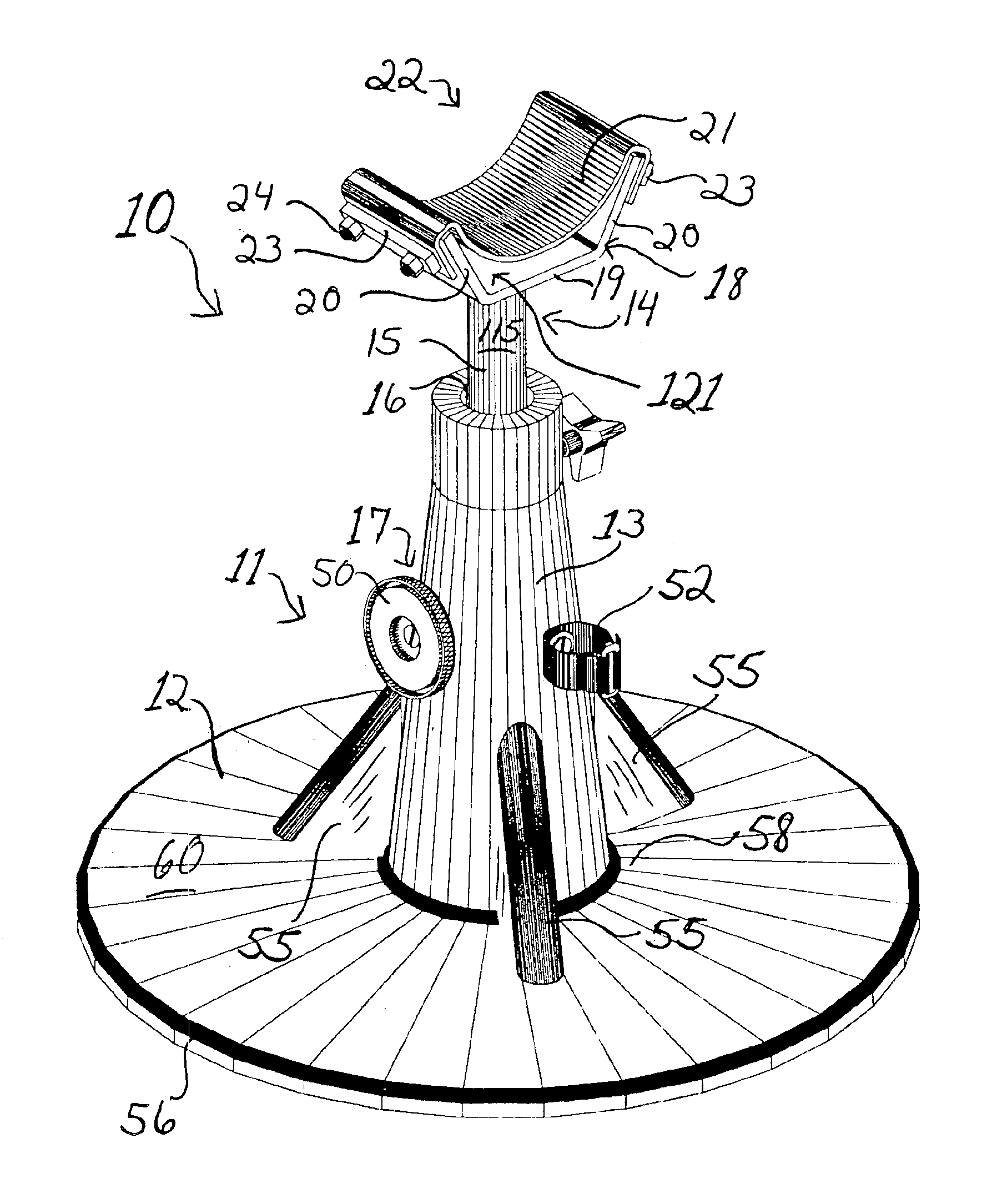 Horse owner's and farrier's stand