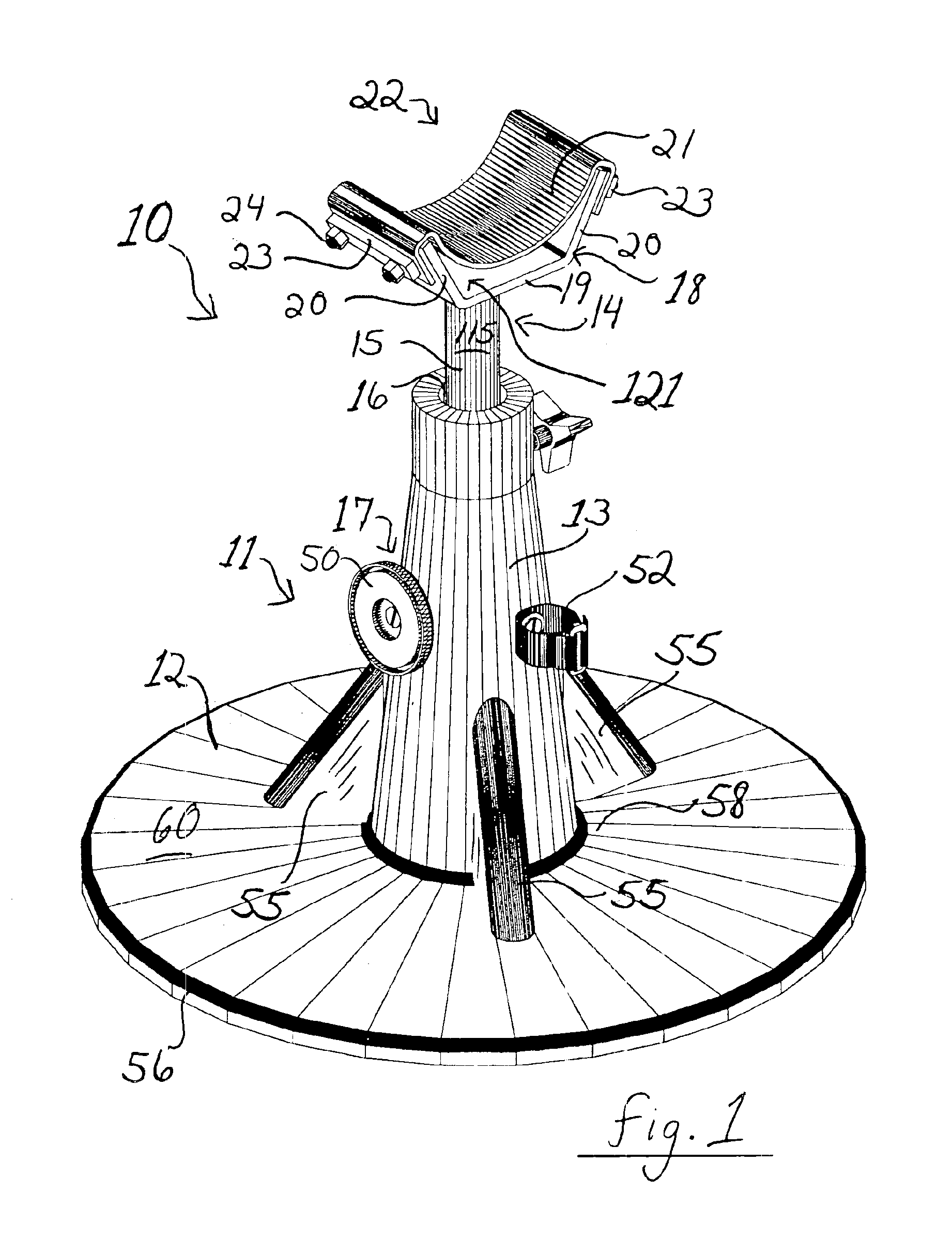 Horse owner's and farrier's stand